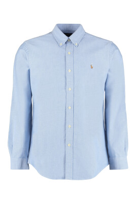 embroidered-logo-cotton-shirt