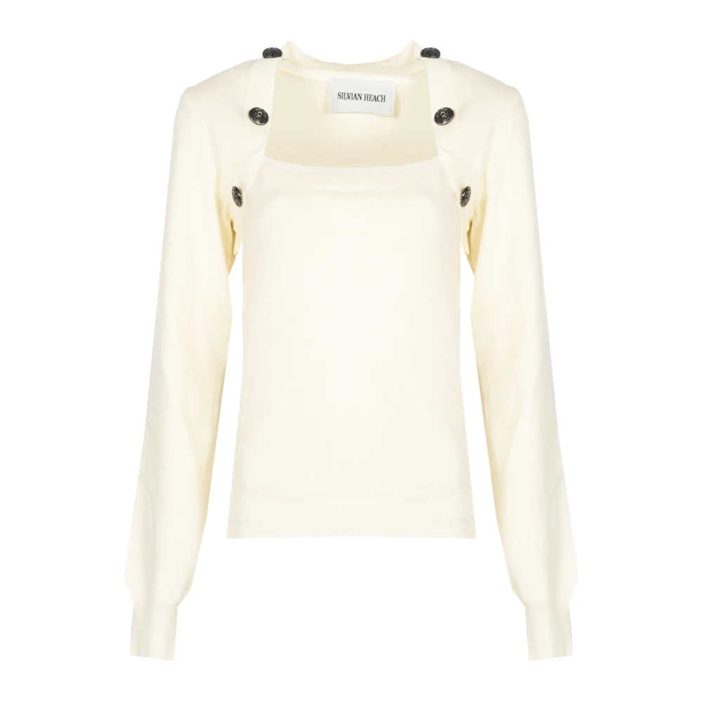 Silvian Heach Mujer Beige Jerseys, Talla: M