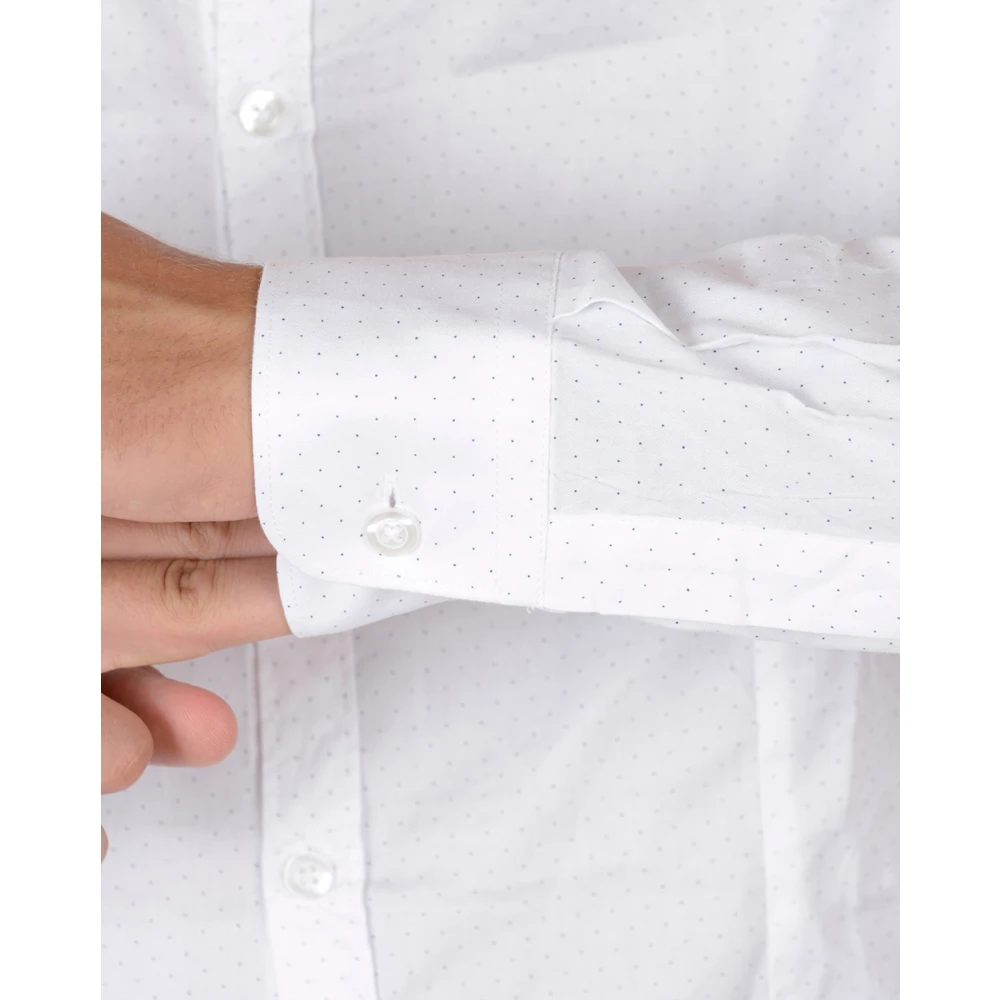 Daniele Alessandrini Basis Polo Kraag Shirt White Heren