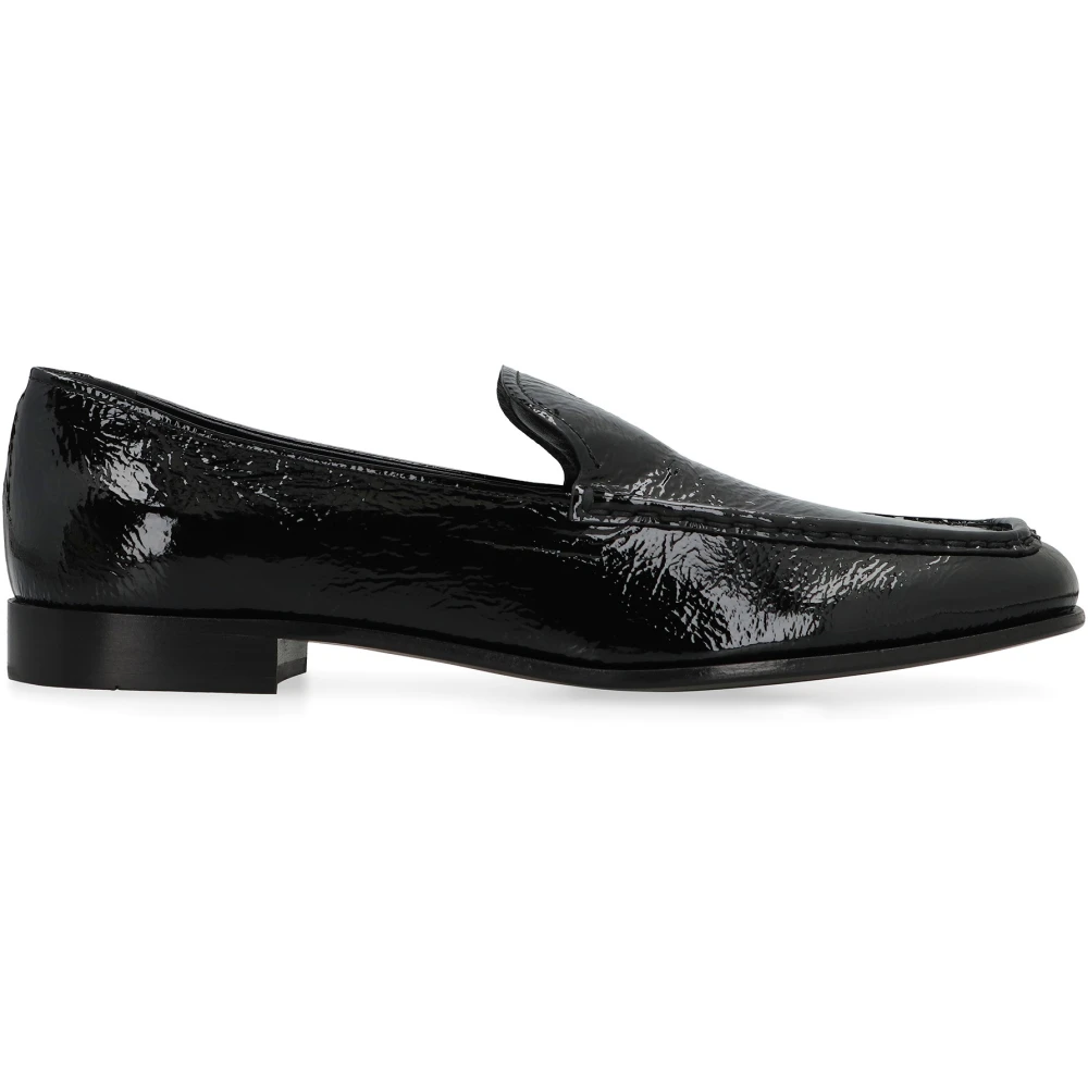 Prada Women's Black Loafers, 7 Uk, Lamb Leather Loafer Shoe