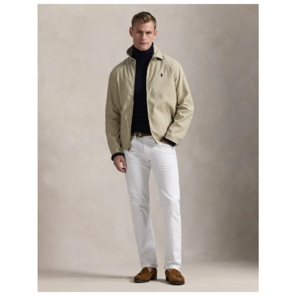 Polo Ralph Lauren Bi-Swing Jack Lichtgewicht Polyester Katoen Gevoerd Beige Heren