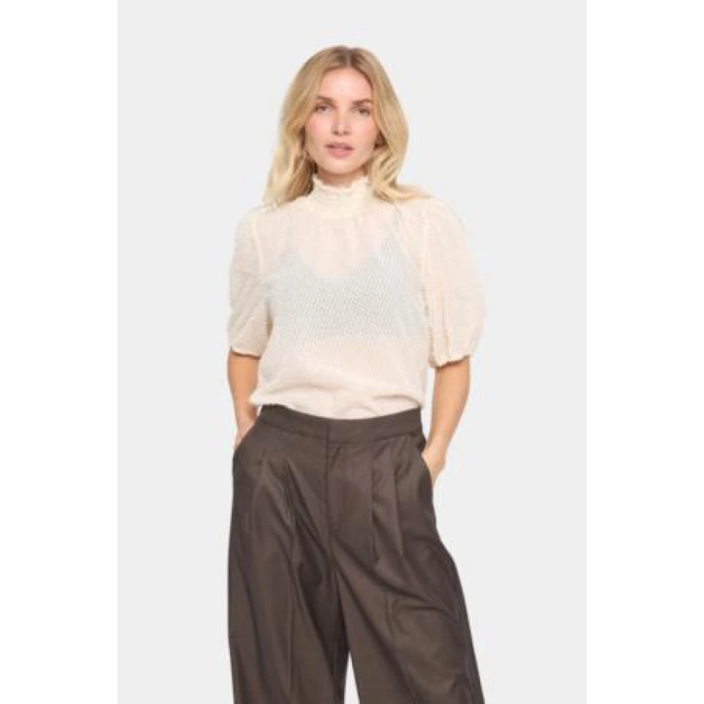 Saint Tropez Elegante Blouse Helma White Dames