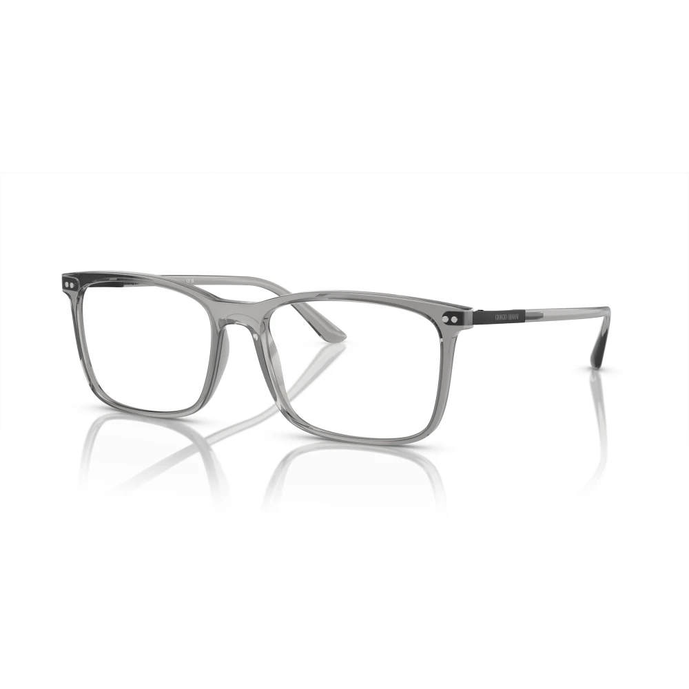 Giorgio Armani Unisex Gray Glasses, 56 Mm, Transparent Grey Eyewear Frames Ar 7122