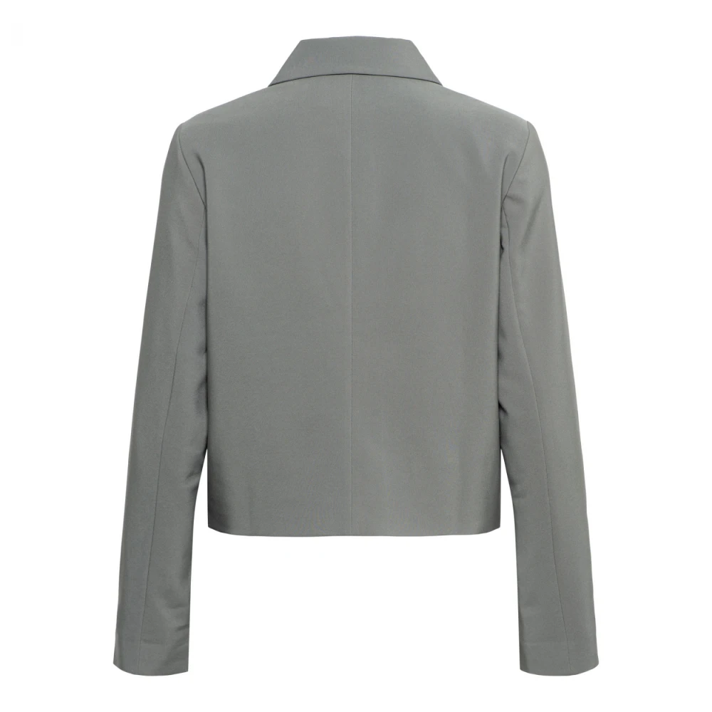 &Co Woman Blazer met ruitpatroon Green Dames