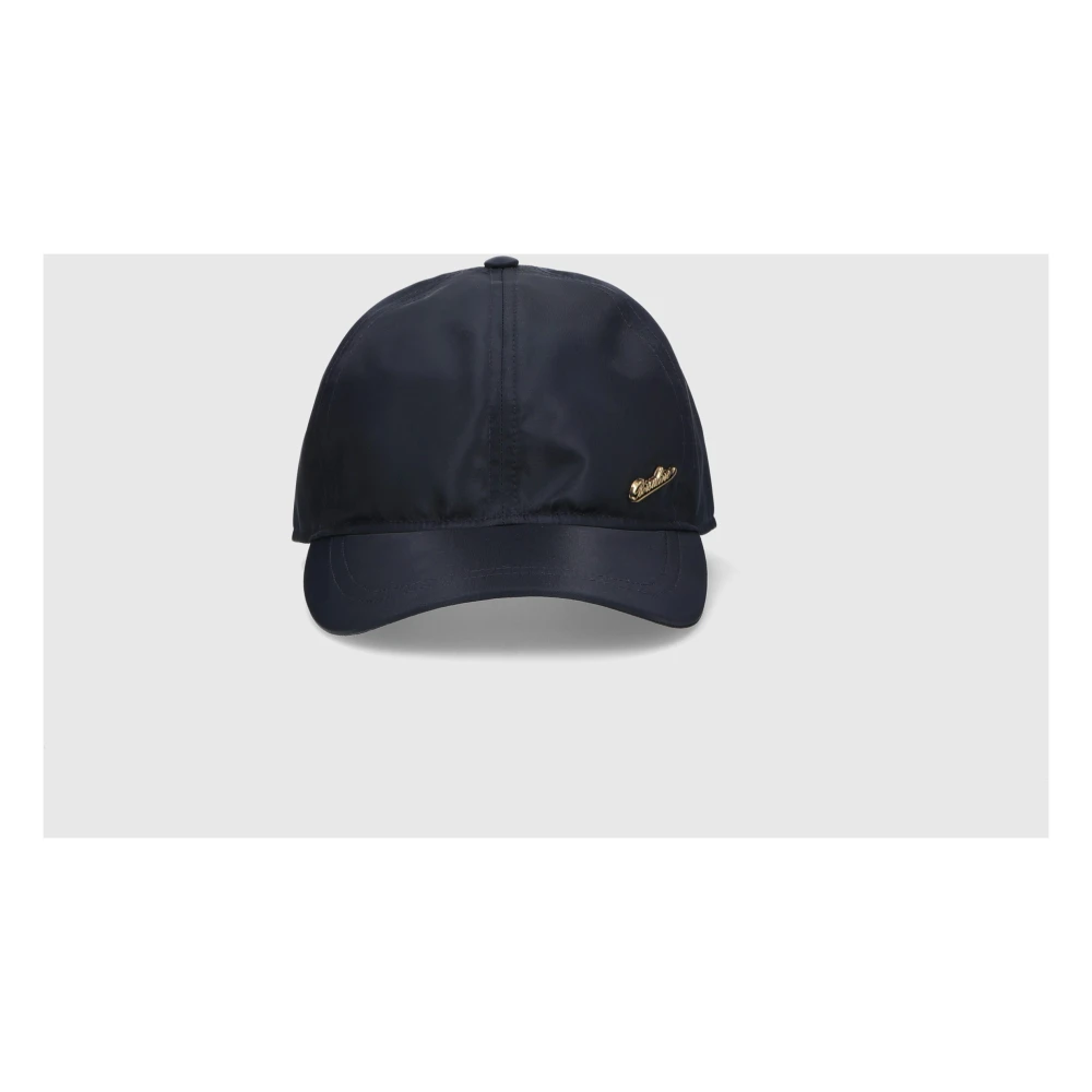 Borsalino Regen Baseball Cap met Oxford Voering Blue Unisex