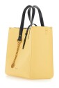 gele-vegan-leren-shopper-tas