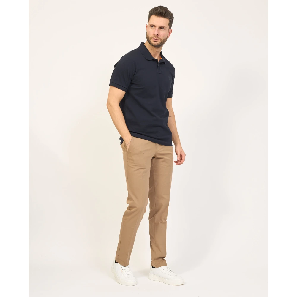 Boss Blauwe Polo Passenger T-shirt Blue Heren