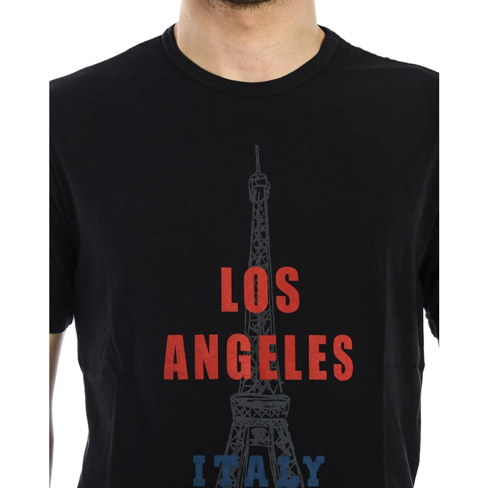 Daniele Alessandrini Los Angeles Italiaanse Stijl Sweatshirt Black Heren