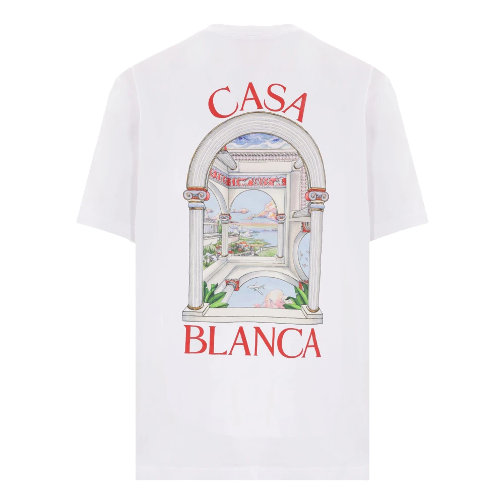 Casablanca Le Passage Wit T-shirt en Polo White Dames