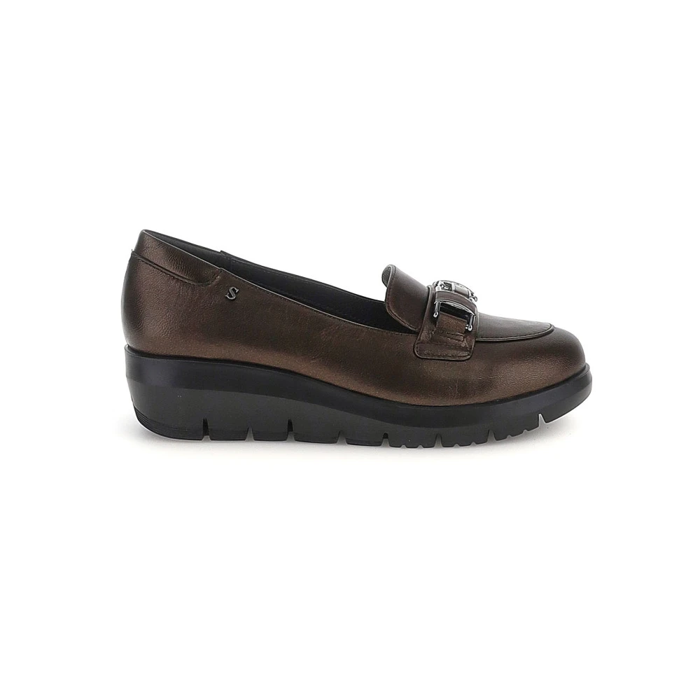 Stonefly Vrouw Bruin Schoenen Dames, 36 Eu, Leer, Plume 37 Moccasin