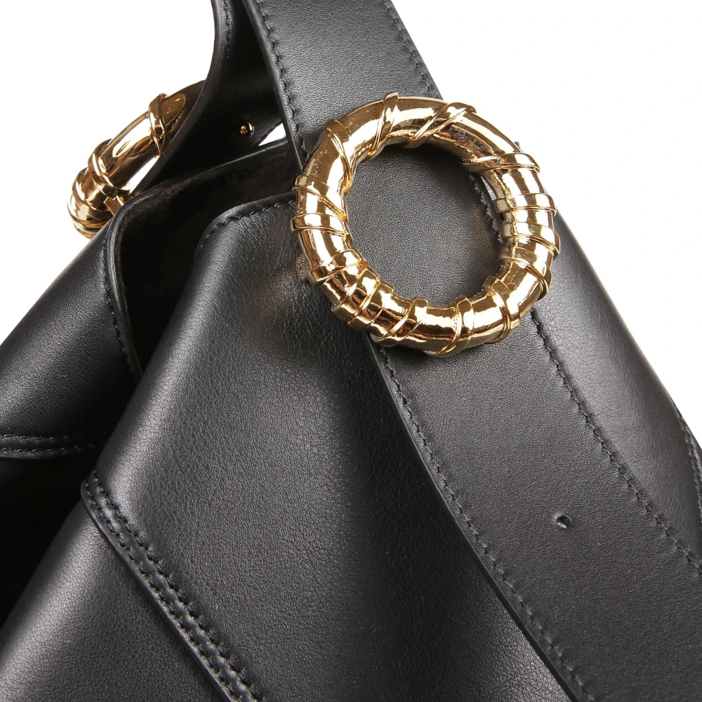 Lanvin Melodie Hobo Tas Black Dames