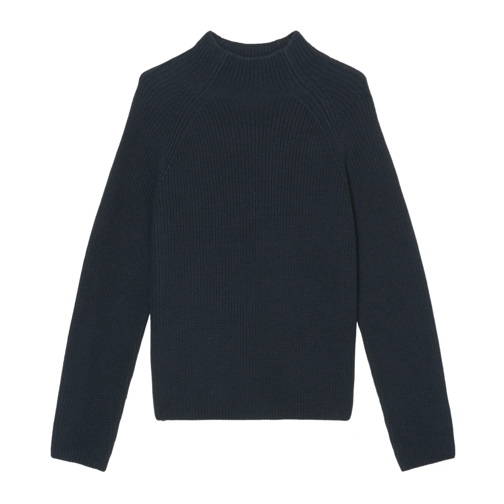 Marc O'Polo Gebreide trui regular fit Blue Dames