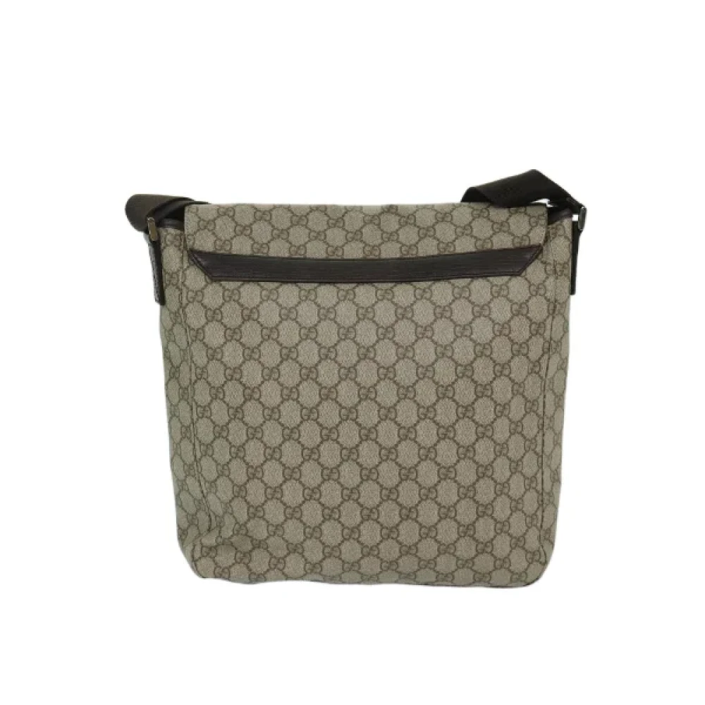 Gucci Vintage Pre-owned Canvas gucci-bags Beige Dames