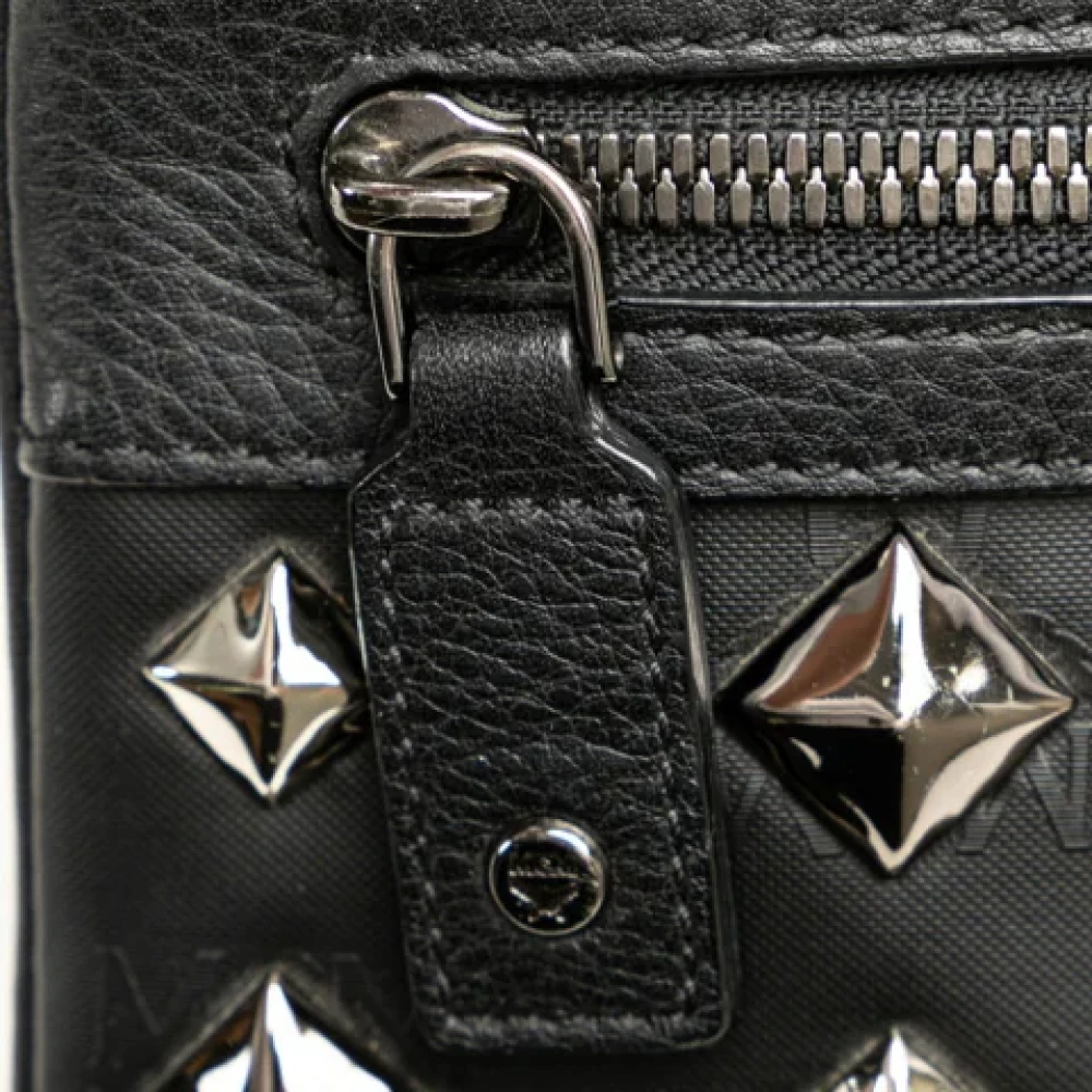 MCM Pre-owned Plastic clutches Black Dames