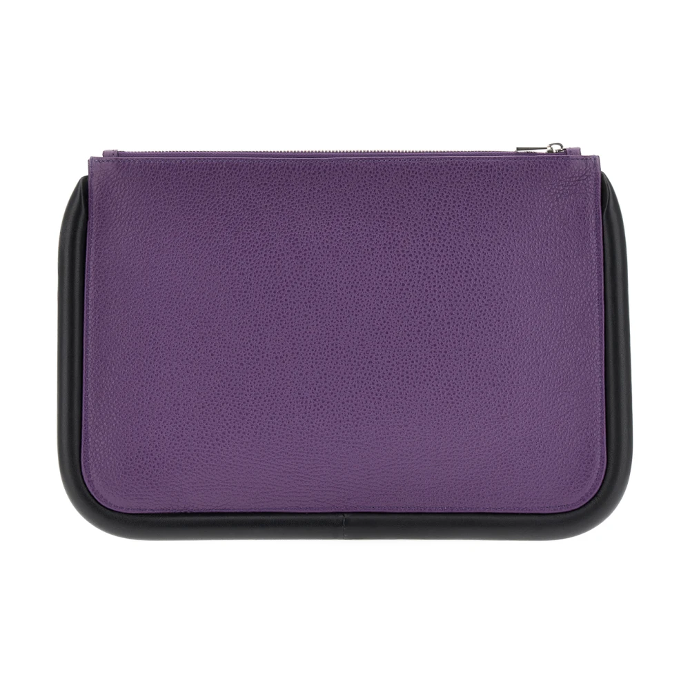 JW Anderson Chic Wallet for Men and Women Purple Dames
