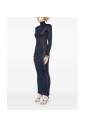 robe-bleue-avec-col-montant