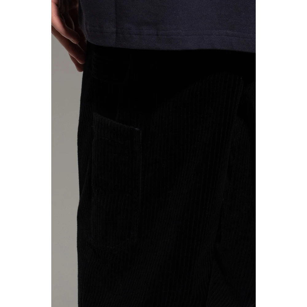 A.p.c. Ribfluwelen broek Black Heren