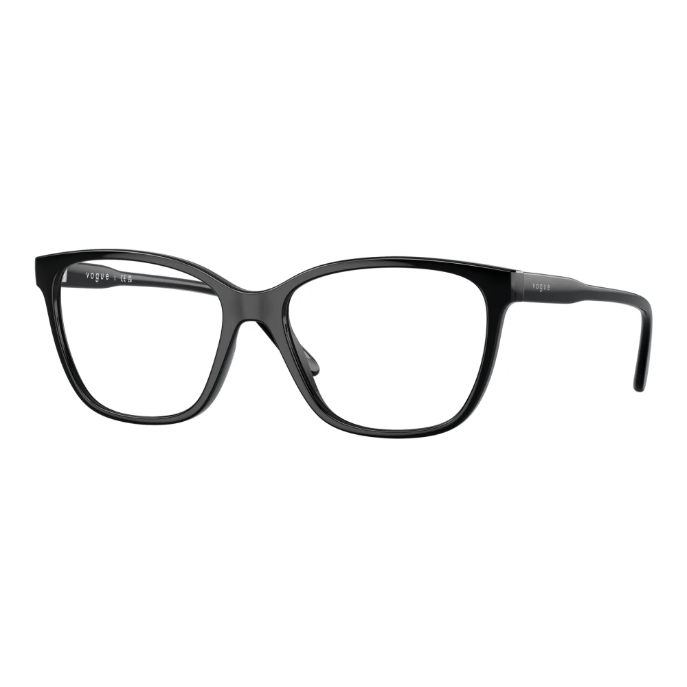 Vogue Women's Black Stylish Eyeglasses In Trendy Design - Glasses - 53 Mm - Accessories