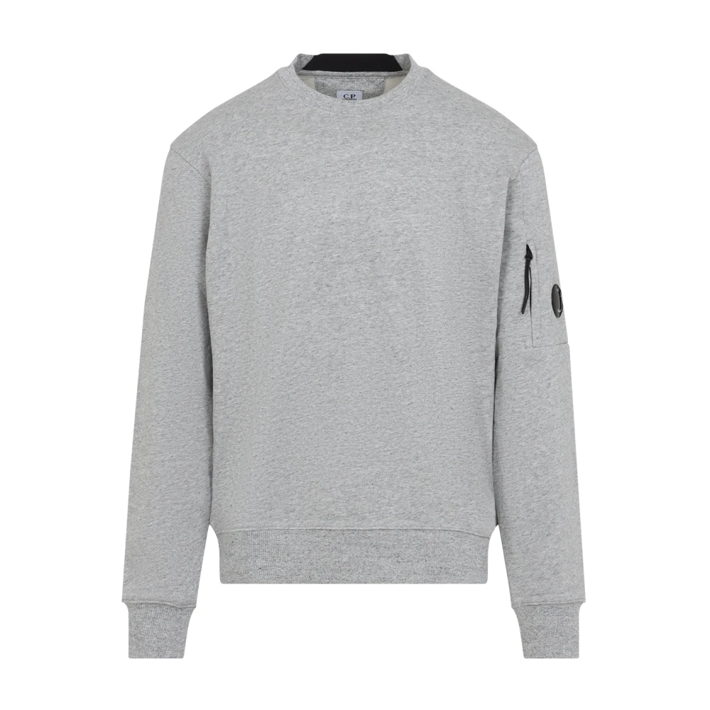 C.p. Company Men's Grey Sweatshirt Aw25 Casual Style