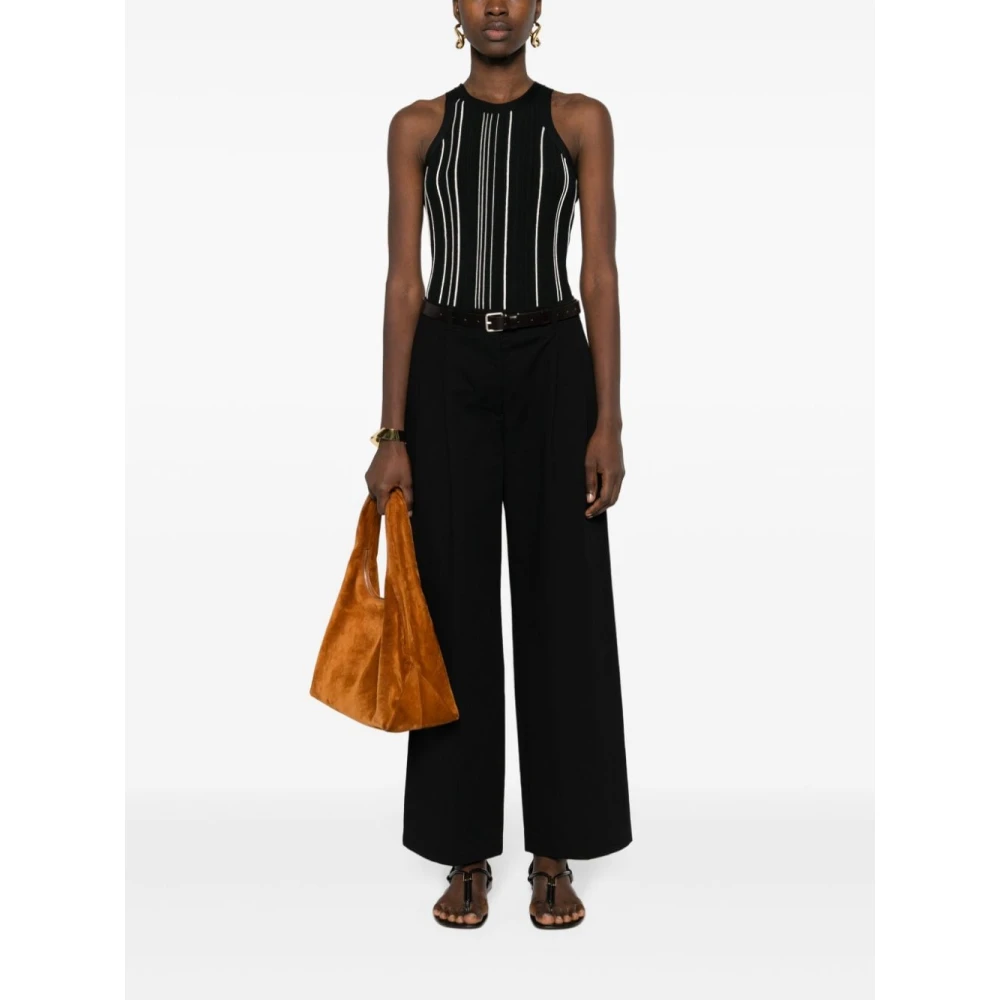 TotêMe Vlecht Tank Top Black Dames