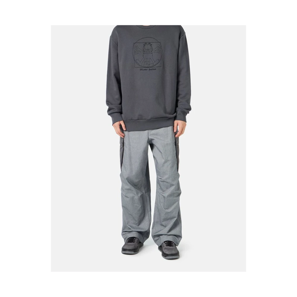 Iceberg Antraciet over-fit sweatshirt Gray Heren