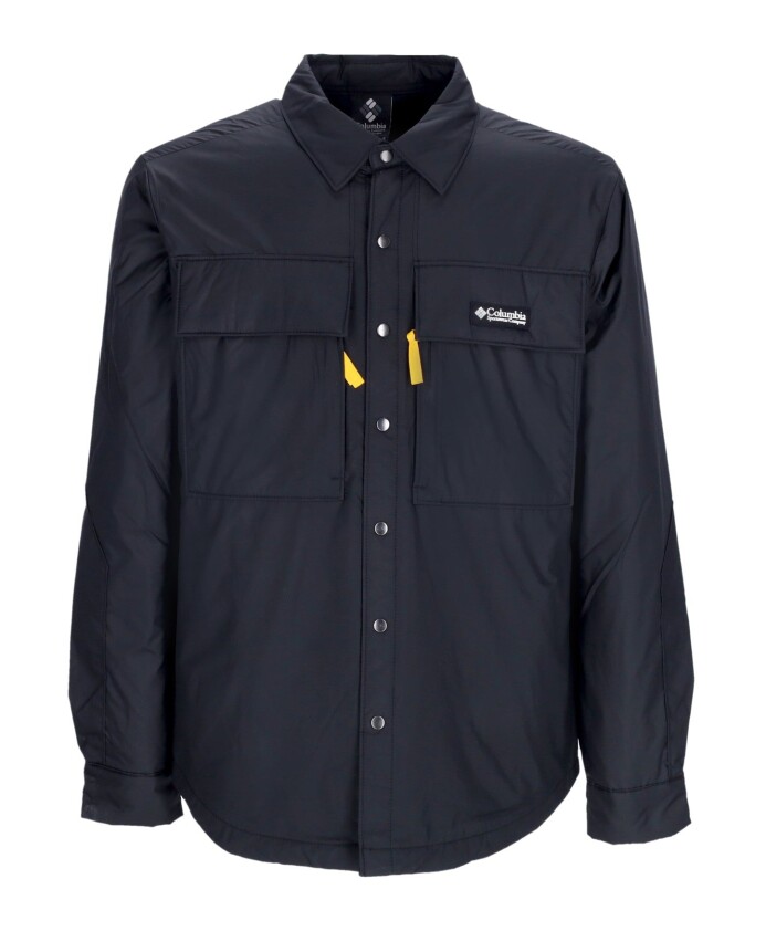 black-waterproof-shirt-jacket-with-padded-lining