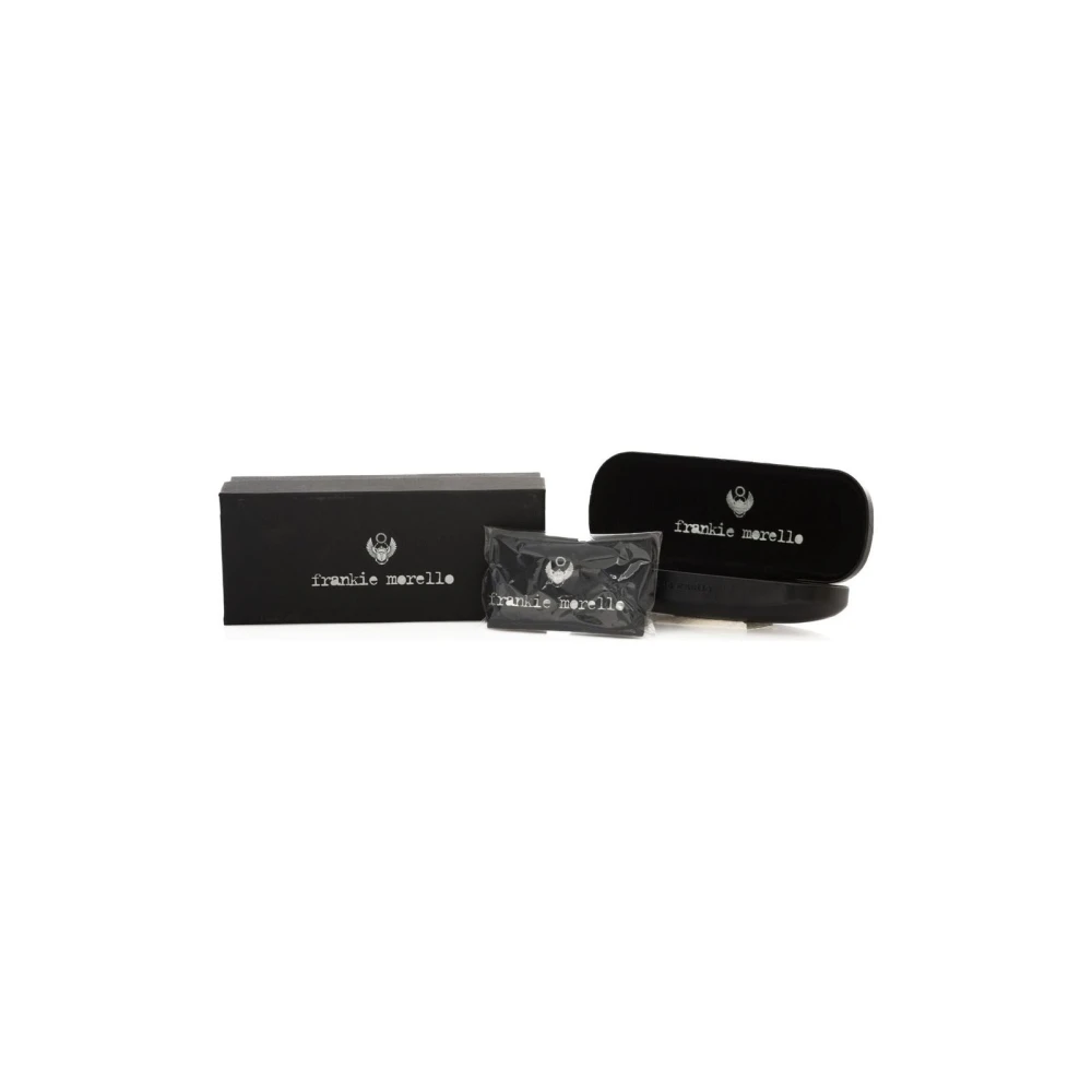 Frankie Morello Clubmaster Bril Tijdloze Elegantie Black Heren