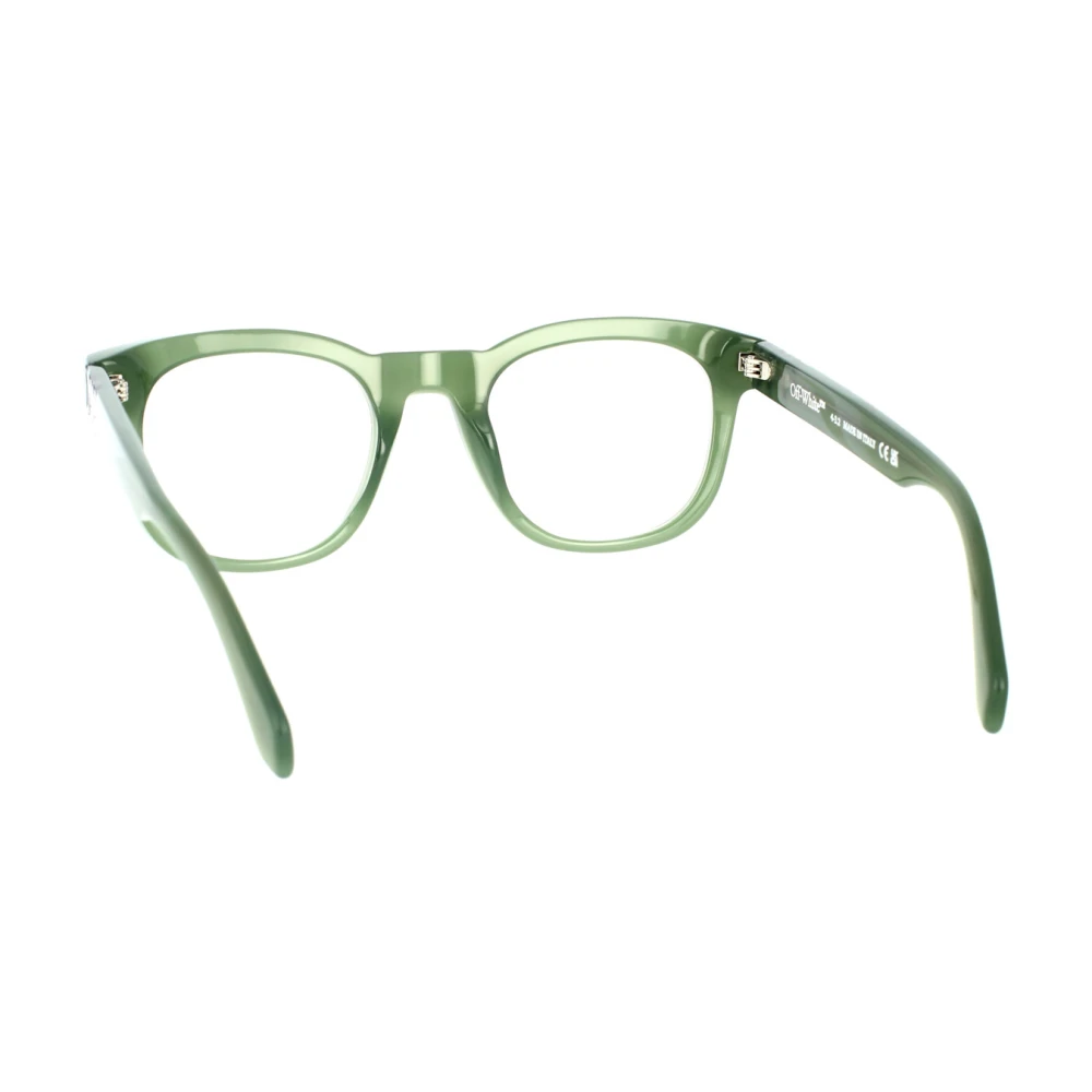 Off White Groene Opal Square Stijl Bril Green Unisex