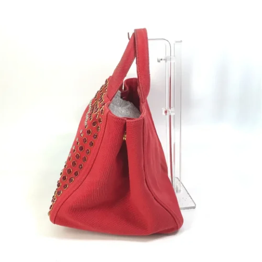 Prada Vintage Pre-owned Fabric prada-bags Red Dames