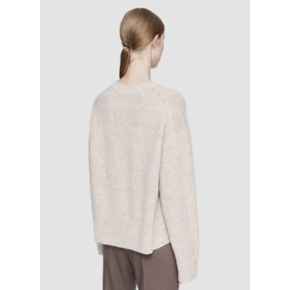 joseph Alpaca Tweed Gebreid Beige Dames