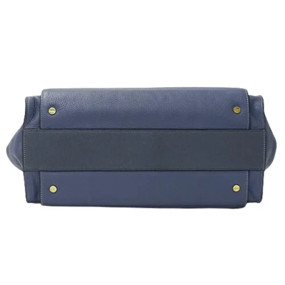 Chloé Pre-owned Leather handbags Blue Dames