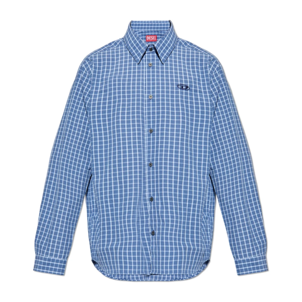 Diesel Herren Blau Shirts, Lgröße: