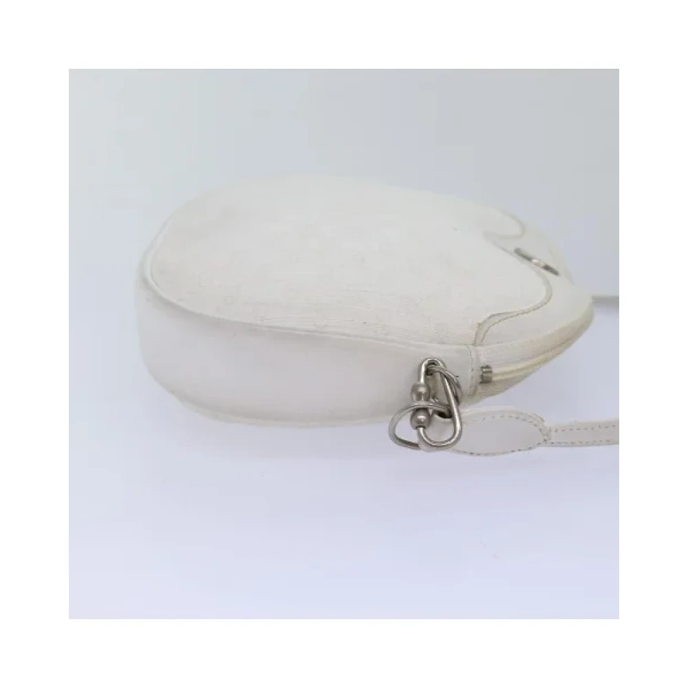 Gucci Vintage Pre-owned Canvas gucci-bags White Dames