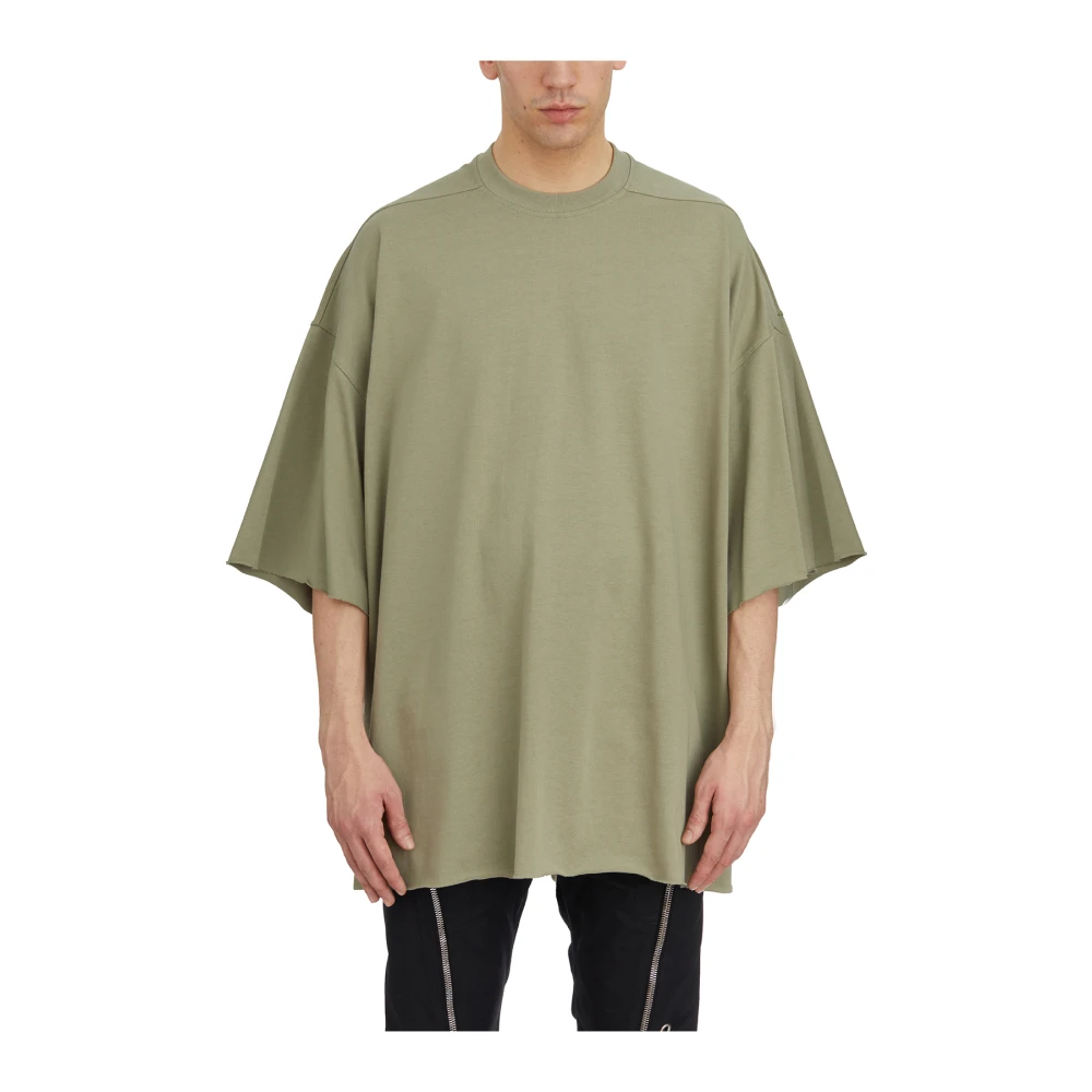 Rick Owens Celadon T-Shirt Stijlvol Model Green Heren