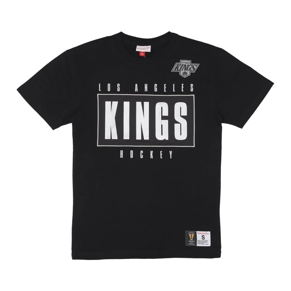 Mitchell & Ness Los Angeles Kings Logo Tee Black Heren