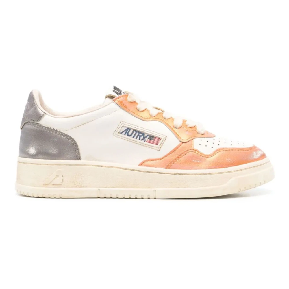 Autry Vintage Lage Top Dames Sneakers Dames Schoenen Veelkleurig Multicolor