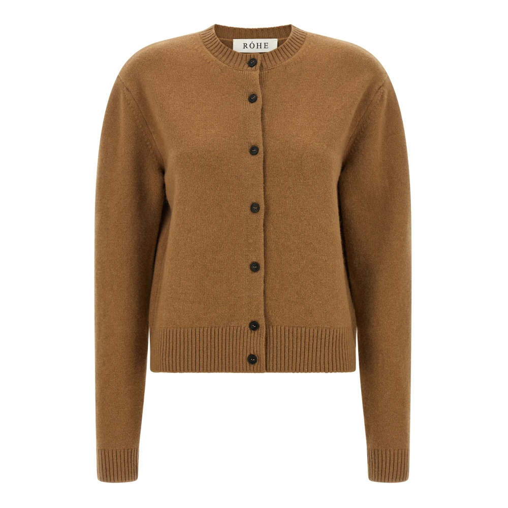 Róhe Brown Knitwear - Female - Cardigans - Xs - Knitwear
