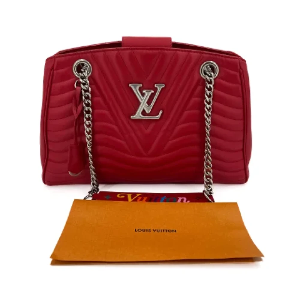 Louis Vuitton Vintage Pre-owned Leather louis-vuitton-bags Red Dames