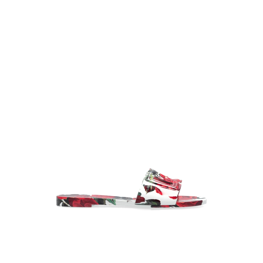 Dolce & Gabbana Multicolor Sandaler Med Logotyp