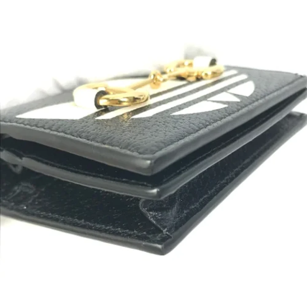 Gucci Vintage Pre-owned Leather wallets Black Dames