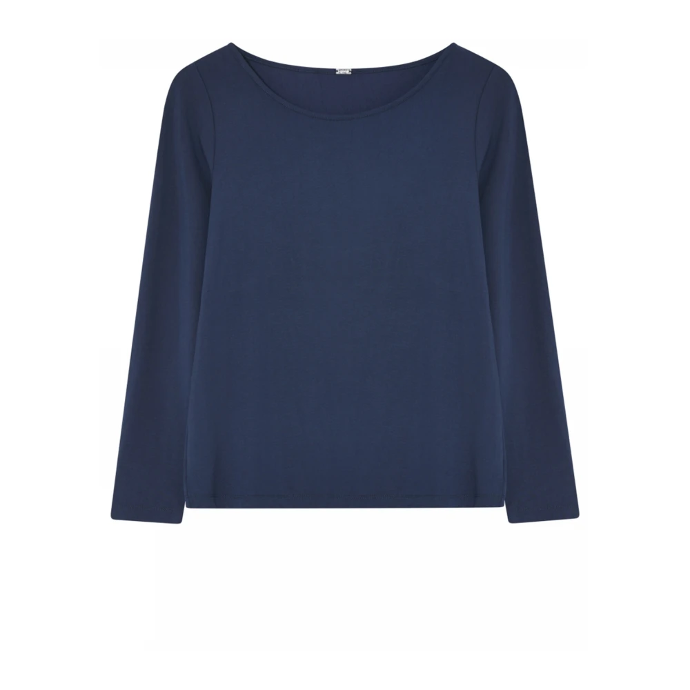 Gustav Slim T-Shirt Toppe & T-Shirts Blue Dames