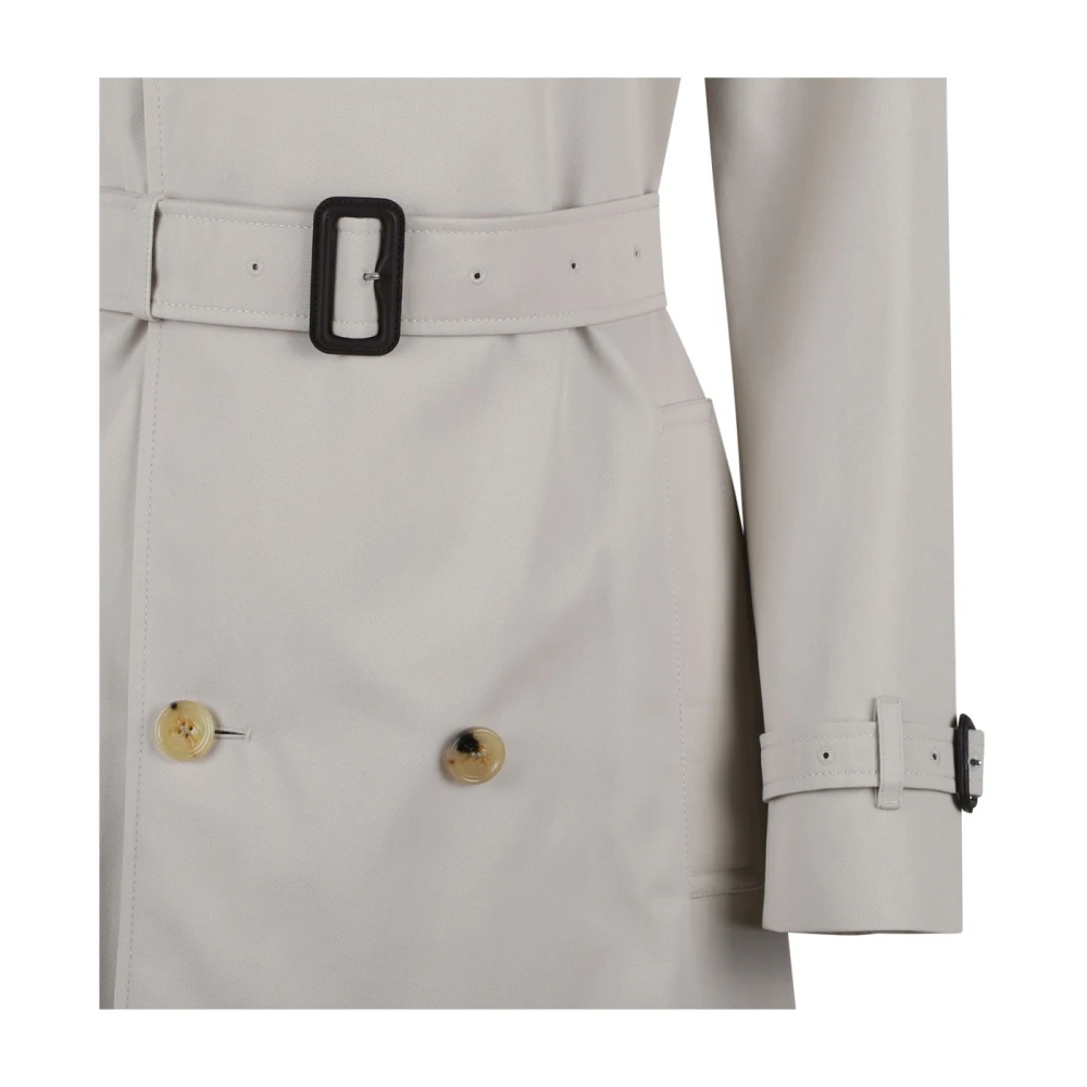 Burberry Taupe Midi Trench Coat Beige Dames