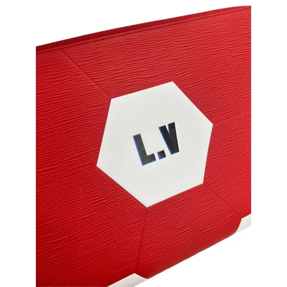 Louis Vuitton Vintage Pre-owned Leather louis-vuitton-bags Red Dames