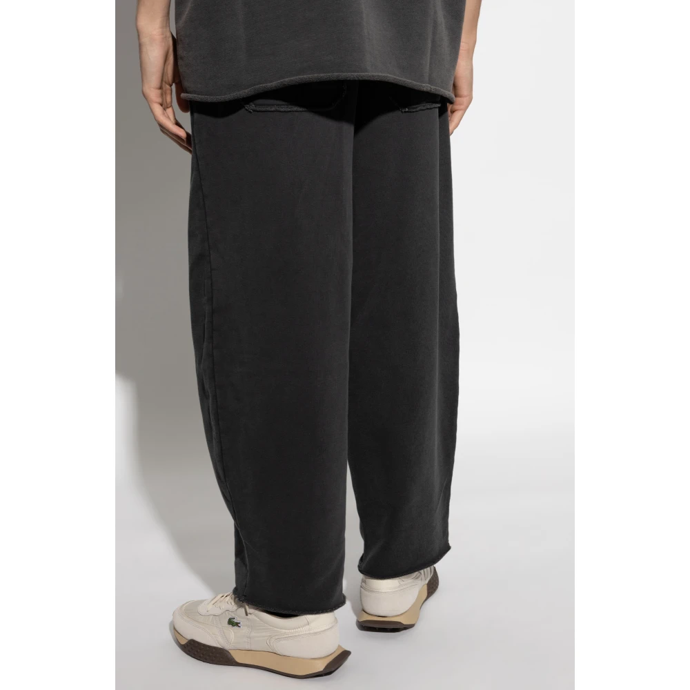 Helmut Lang Sweatpants met vintage effect Gray Heren