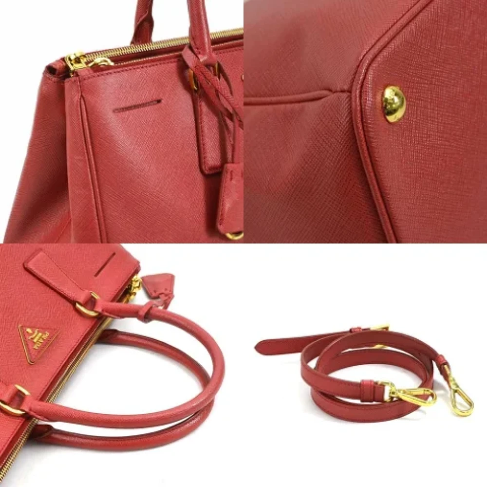 Prada Vintage Pre-owned Fabric prada-bags Red Dames