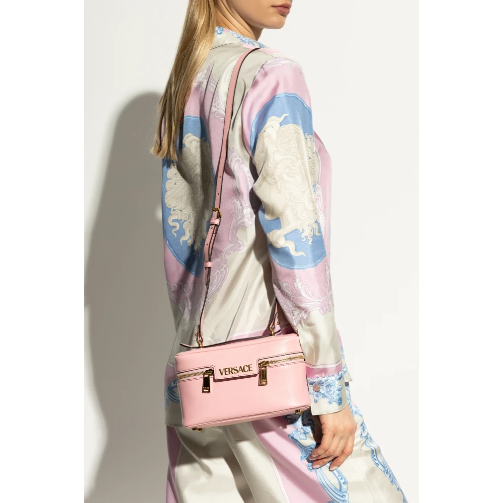Versace Leren handtas Pink Dames
