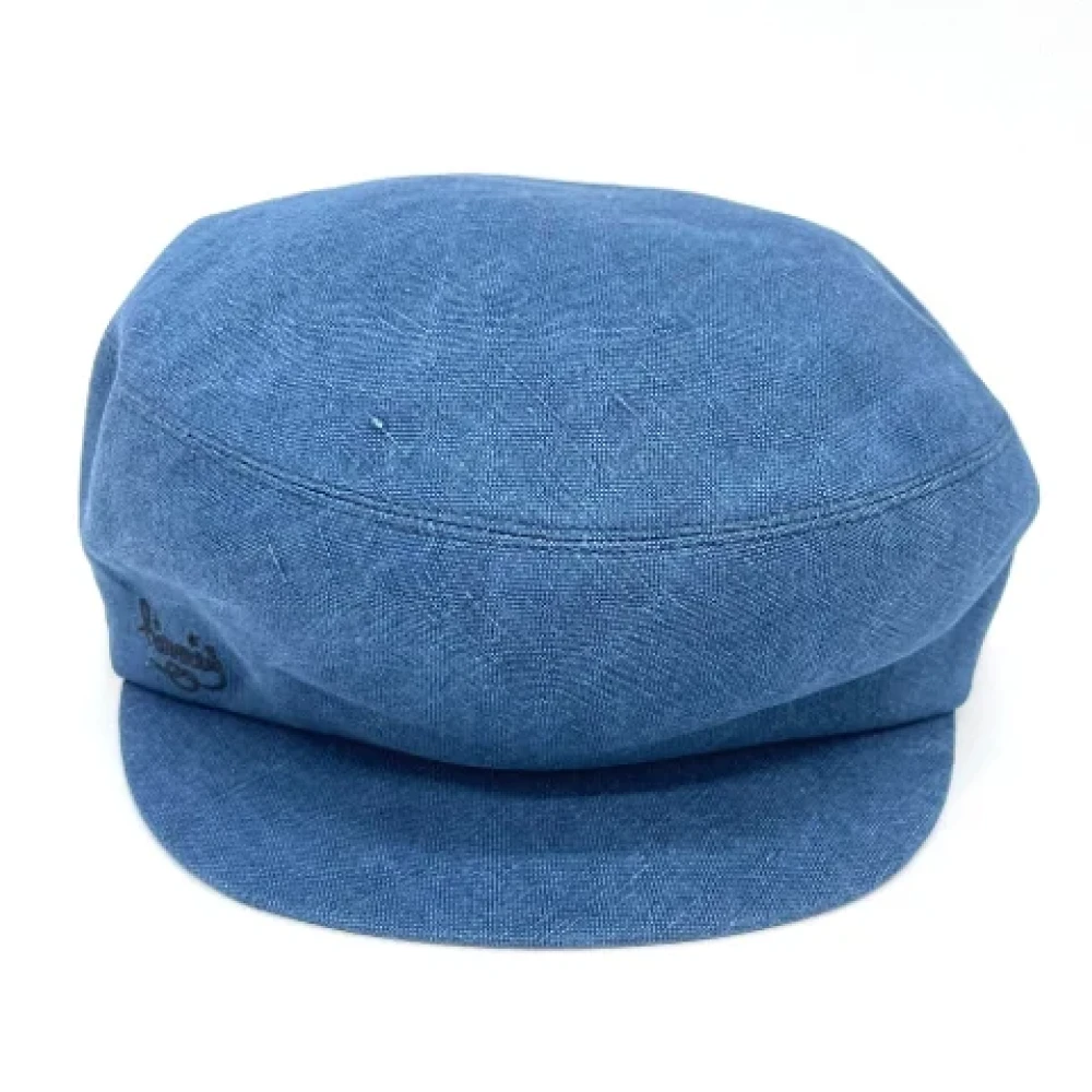 Hermès Vintage Pre-owned Fabric hats Blue Dames