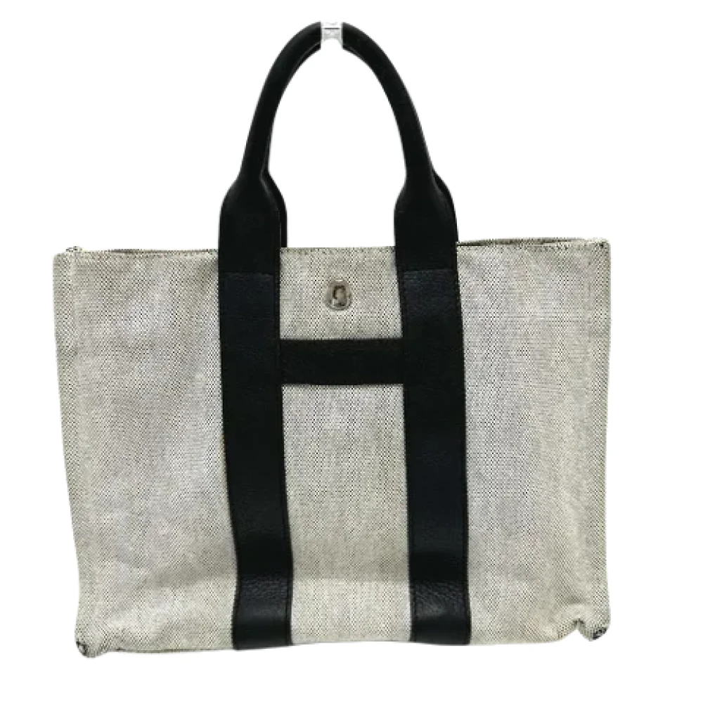 Hermès Vintage Pre-owned Fabric totes Gray Dames