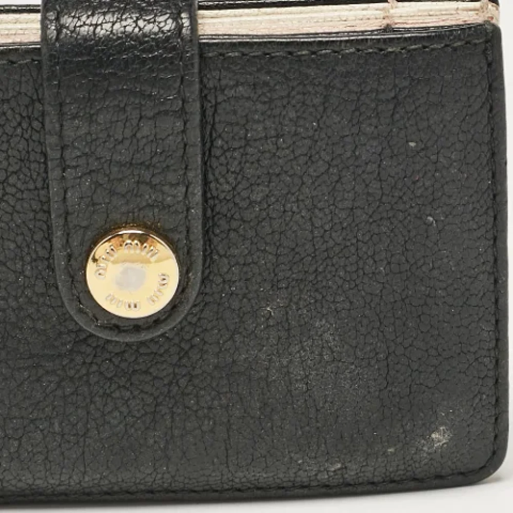 Miu Pre-owned Leather wallets Multicolor Dames