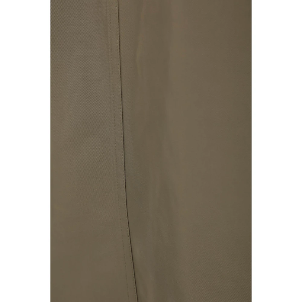 Dries Van Noten Oversize Parka in Groen Nylon Green Heren